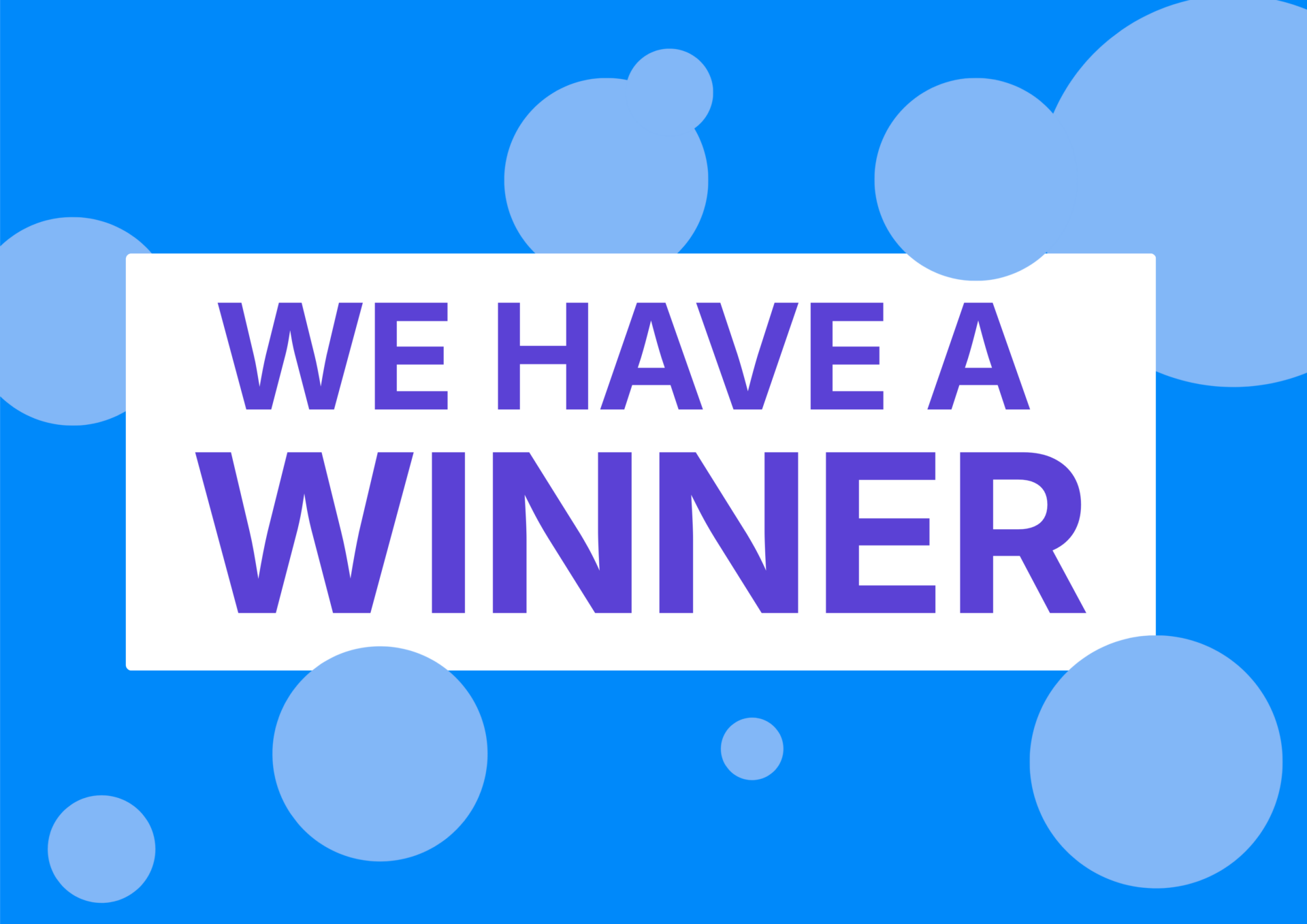 We have a winner: September Staff Lotto winner announced
